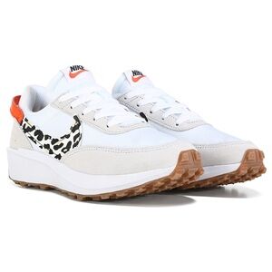 Nike Waffle Debut Sail/Leopard Women's Retro Athletic Running Gym Shoes Sneakers